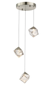 Pensey LED Pendant in Brushed Nickel (508|KPN3210R-3BN)