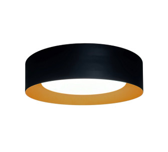 Orsa LED Flush Mount in Black and Brushed Brass (78|AC7423BK)