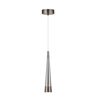 Sunnyvale LED Pendant in Pearl Black and Smoke (78|AC6821SM)