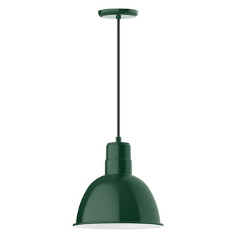 Deep Bowl One Light Pendant in Forest Green (518|PEB116-42-C27-G05)