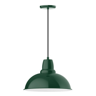 Cafe LED Pendant in Forest Green (518|PEB108-42-W16-L13)