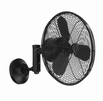 Bellows IV Indoor/Outdoor 14''Wall Fan in Flat Black (46|BW414FB3)