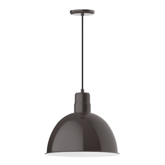 Deep Bowl LED Pendant in Architectural Bronze (518|PEB117-51-C12-L13)