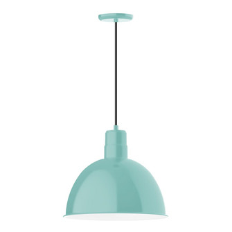 Deep Bowl One Light Pendant in Sea Green (518|PEB117-48-C25-G06)