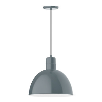 Deep Bowl LED Pendant in Slate Gray (518|PEB117-40-C25-L13)