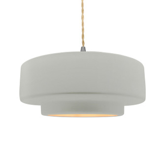 Radiance One Light Pendant in Matte White w/ Champagne Gold (102|CER-6545-MTGD-NCKL-BEIG-TWST)