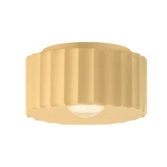 Radiance One Light Outdoor Flush Mount in Muted Yellow (102|CER-6185W-MYLW)