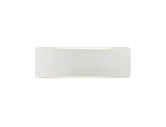 Ambiance LED Wall Sconce in Gloss White (outside and inside of fixture) (102|CER-5767-WTWT-LED2-1400)