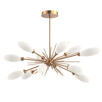 Fiori LED Chandelier in Novel Brass (404|PLB0071-0A-NB-WL-001-L3)