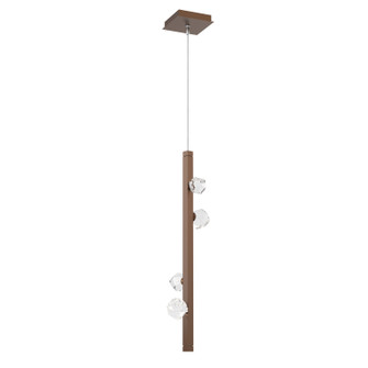 Stella LED Pendant in Burnished Bronze (404|LAB0070-01-BB-CZ-CA1-L3)