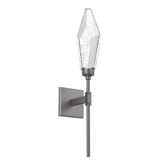 Rock Crystal LED Wall Sconce in Graphite (404|IDB0050-07-GP-CC-L3)
