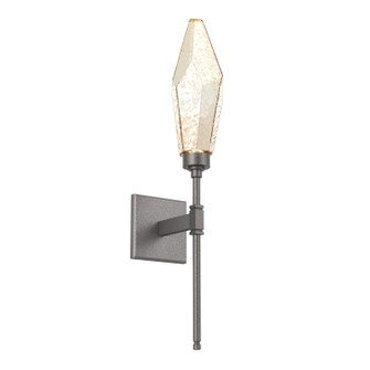 Rock Crystal LED Wall Sconce in Graphite (404|IDB0050-07-GP-CA-L3)