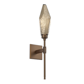 Rock Crystal LED Wall Sconce in Flat Bronze (404|IDB0050-07-FB-CB-L1)