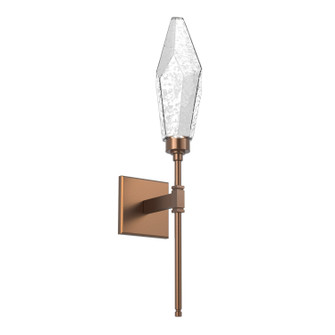 Rock Crystal LED Wall Sconce in Burnished Bronze (404|IDB0050-07-BB-CC-L3)