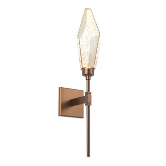 Rock Crystal LED Wall Sconce in Burnished Bronze (404|IDB0050-07-BB-CA-L1)