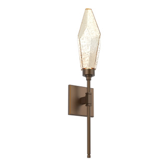 Rock Crystal LED Wall Sconce in Flat Bronze (404|IDB0050-04-FB-CA-L3)