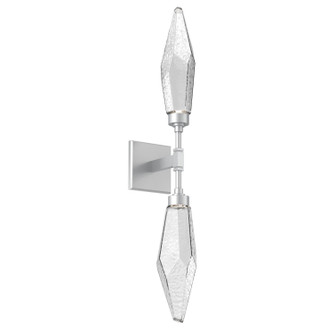 Rock Crystal LED Wall Sconce in Classic Silver (404|IDB0050-02-CS-CC-L3)