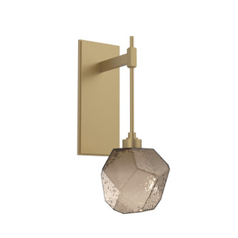 Gem LED Wall Sconce in Gilded Brass (404|IDB0039-18-GB-B-L3)