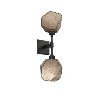 Gem LED Wall Sconce in Matte Black (404|IDB0039-02-MB-B-L3)