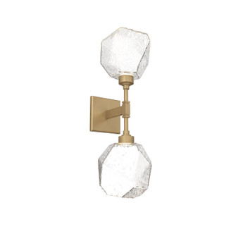 Gem LED Wall Sconce in Gilded Brass (404|IDB0039-02-GB-C-L1)