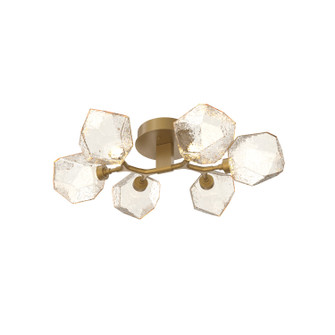 Gem LED Flush Mount in Gilded Brass (404|CLB0039-01-GB-A-L3)