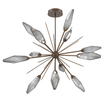 Rock Crystal LED Starburst in Flat Bronze (404|CHB0050-0B-FB-CS-001-L1)