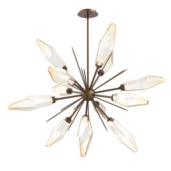 Rock Crystal LED Starburst in Flat Bronze (404|CHB0050-0A-FB-CA-001-L1)