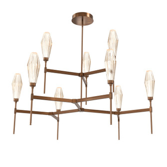 Aalto LED Chandelier in Oil Rubbed Bronze (404|CHB0049-54-RB-RA-001-L3)