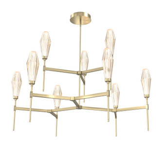 Aalto LED Chandelier in Heritage Brass (404|CHB0049-54-HB-RA-001-L1)