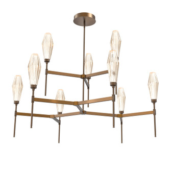 Aalto LED Chandelier in Flat Bronze (404|CHB0049-54-FB-RA-001-L3)