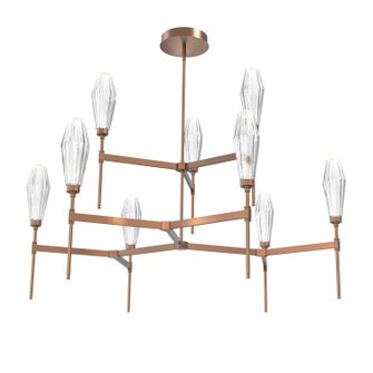 Aalto LED Chandelier in Burnished Bronze (404|CHB0049-54-BB-RC-001-L1)