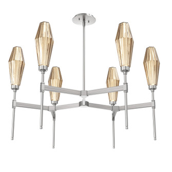 Aalto LED Chandelier in Satin Nickel (404|CHB0049-37-SN-RB-001-L1)