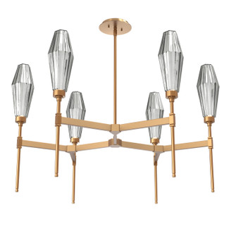 Aalto LED Chandelier in Novel Brass (404|CHB0049-37-NB-RS-001-L1)