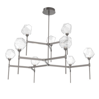 Gem LED Chandelier in Graphite (404|CHB0039-55-GP-C-001-L3)