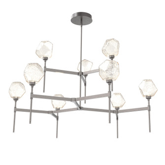 Gem LED Chandelier in Graphite (404|CHB0039-55-GP-A-001-L3)