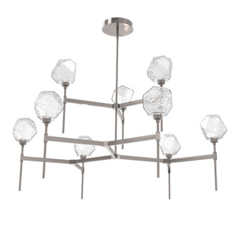 Gem LED Chandelier in Gunmetal (404|CHB0039-55-GM-C-001-L1)