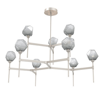 Gem LED Chandelier in Beige Silver (404|CHB0039-55-BS-S-001-L3)