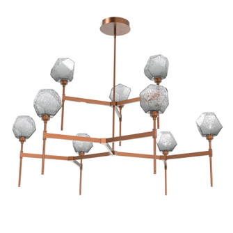 Gem LED Chandelier in Burnished Bronze (404|CHB0039-55-BB-S-001-L3)