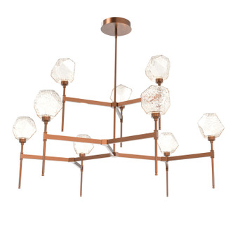 Gem LED Chandelier in Burnished Bronze (404|CHB0039-55-BB-A-001-L3)