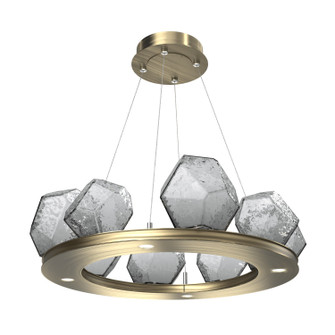 Gem LED Chandelier in Heritage Brass (404|CHB0039-0B-HB-S-CA1-L3)