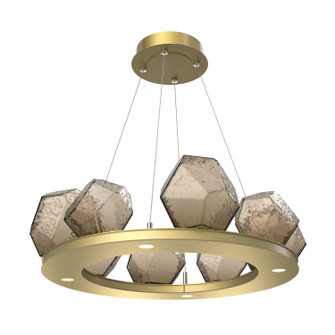 Gem LED Chandelier in Gilded Brass (404|CHB0039-0B-GB-B-CA1-L1)