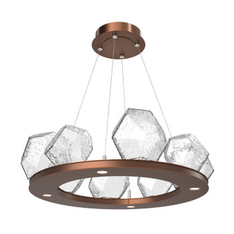 Gem LED Chandelier in Burnished Bronze (404|CHB0039-0B-BB-C-CA1-L3)