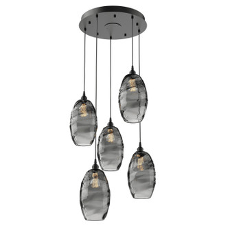 Elisse Five Light Pendant in Matte Black (404|CHB0035-05-MB-OS-C01-E2)