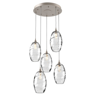 Elisse Five Light Pendant in Beige Silver (404|CHB0035-05-BS-OC-C01-E2)