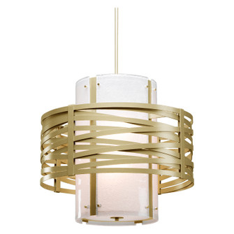 Tempest One Light Pendant in Gilded Brass (404|CHB0013-2A-GB-FG-001-E2)