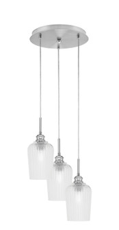 Array Three Light Pendalier in Brushed Nickel (200|1818-BN-4250)