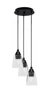 Array Three Light Pendalier in Matte Black (200|1816-MB-461)