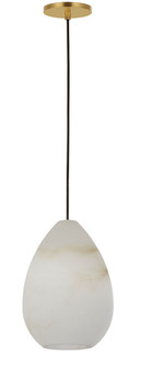 Alina One Light Pendant in Hand Rubbed Antique Brass (182|SLPD544ALBHAB)