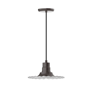 Radial One Light Pendant in Architectural Bronze (518|PEB158-51-C27-G06)