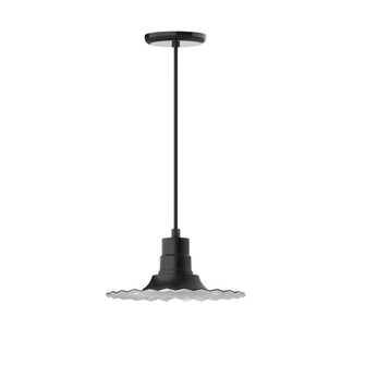 Radial One Light Pendant in Black (518|PEB158-41-C26-G06)